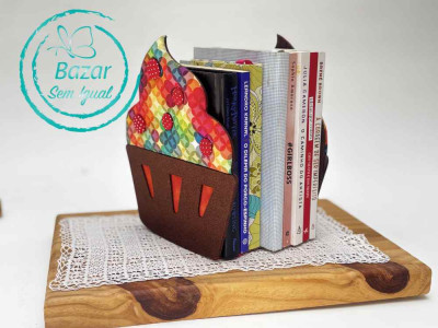 Conjunto Bibliocanto Cup Cake com 2 unidades - Peça Pronta