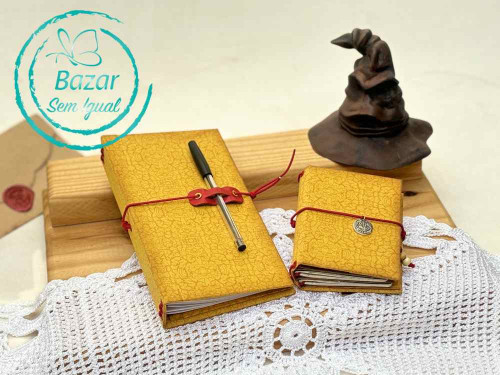 Conjunto Planner e Porta Passaporte Harry Potter - Peça Pronta