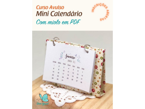 Curso Online Mini Calendário