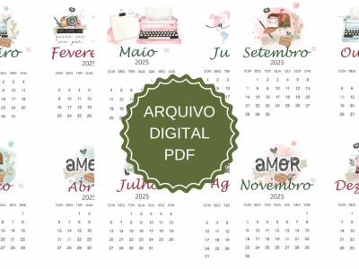 PROJETO DIGITAL Calendário - Miolo 2025