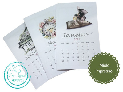 Miolo Planner Midori Alice - Impresso