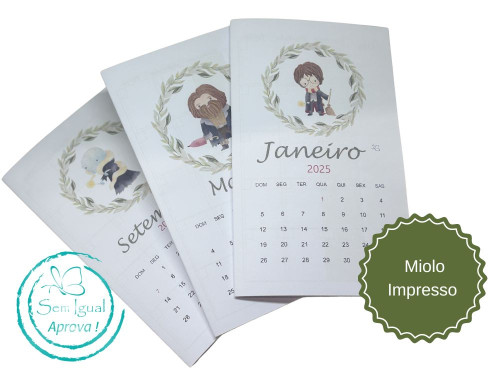 Miolo Planner Midori Harry - Impresso