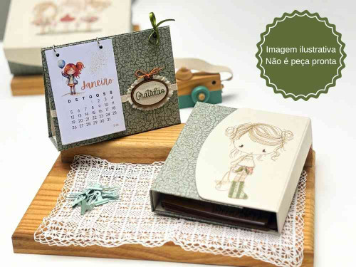 Kit para Calendário e Planner A5 Memórias - KIT COMPLETO