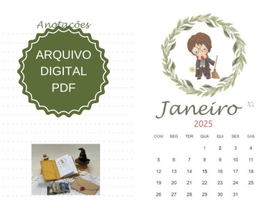 Arquivo Digital Planner Harry Potter - PDF